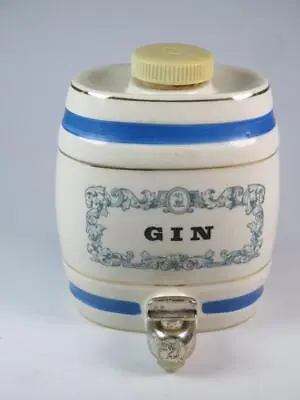 Buy VINTAGE BREWERIANA WADE Royal Victoria Pottery Retro Ceramic Gin Barrel 1960s • 4.99£