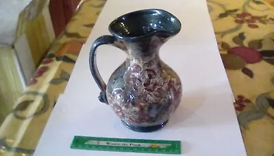 Buy Leigh Coombes DEVON Pottery. Flowery Jug Signed On Base '97. 6.25  Tall. • 133£