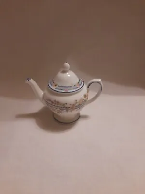 Buy Coalport Miniature Floral Teapot Retired  • 14.99£