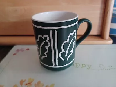 Buy Hornsea Pottery Forest Mug Green White Leaves Leaf Pattern Coffee Tea Vintage • 10£
