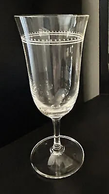 Buy Wedgwood Vera Wang Grosgrain Crystal Glass Stem Water Goblet • 33.63£