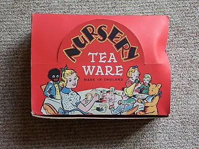 Buy Vintage Classic Toy Nursery Tea Ware Set With Rhymes (1950s) - Great Condition • 14.99£