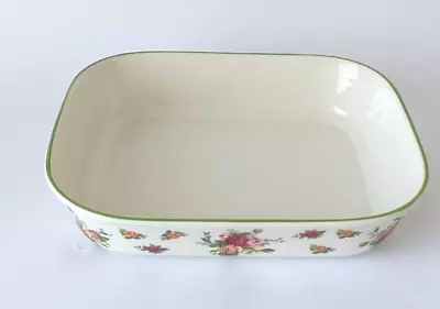 Buy Royal Albert ~Old Country Roses  CASUAL CLASSICS BAKER DISH   New/Seconds • 12.50£