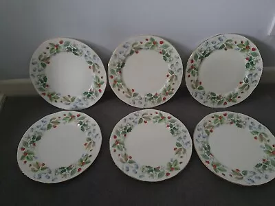 Buy Duchess Strawberry Fields Set Of 6 Dinner Plates • 36£