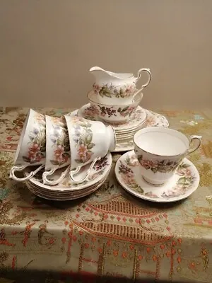 Buy Paragon Tea Set Fine China  - Serving Plate, Saucers, Cups, Side Plates + MORE • 39.99£