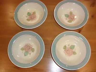 Buy Set Of Four ‘Susie Cooper Production’ Patricia Rose Cereal/soup Bowls • 9.50£