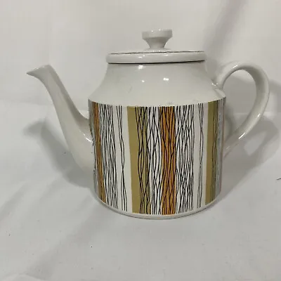 Buy Jessie Tait Sienna Midwinter Teapot 1960s Design Studio Pottery Vintage Retro A1 • 34.99£