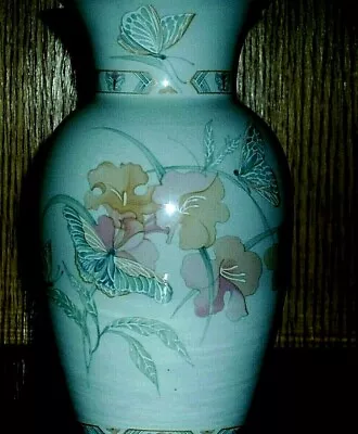 Buy A Beautiful Bone China Vase By Royal Winton With A Flower And Butterfly Design • 7£