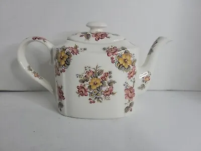 Buy Vintage 1900s Arthur Wood England #5695 Floral Porcelain Teapot 10.5  40oz • 31.19£