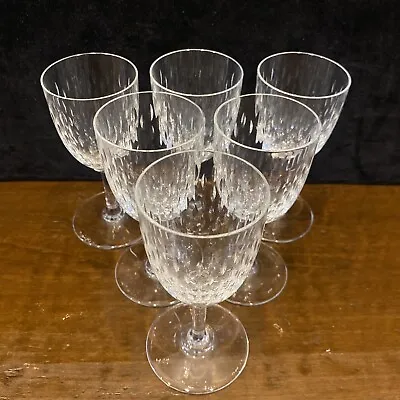 Buy Baccarat Paris Clear Crystal Port Wine Glasses 5 1/4” Set Of 6 BH311 D • 184.93£