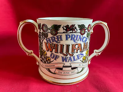 Buy Victoria China  Two Handled Loving Cup - Birth Of Prince William 1982 - RARE • 9.99£