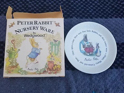 Buy Peter Rabbit Nursery Ware By Wedgwood With Original Box • 10£