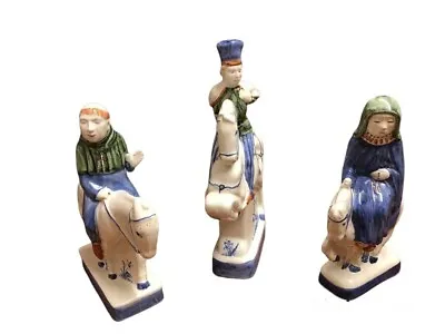 Buy Rye Pottery Canterbury Tales Nun, Cleric And Squire • 105£