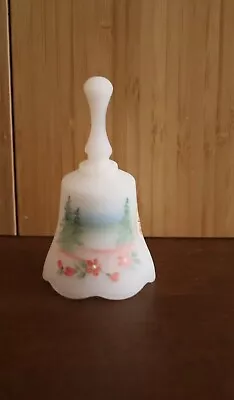Buy Fenton 100th Year Bell Hand Painted White Satin Signed Label 4.5  • 18.22£