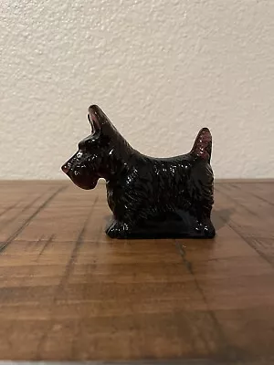Buy Vintage Mosser Black Amethyst Glass “Scottie” Scottish Terrier Figurine *Mint* • 11.53£