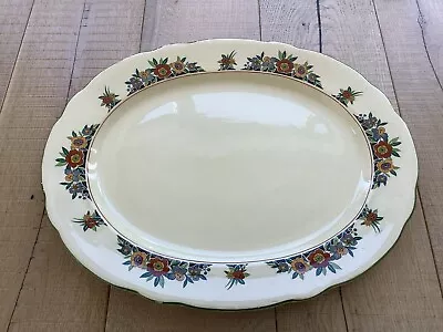 Buy Vintage Royal Cauldon ‘Eileen’ Meat Plate Platter • 8£