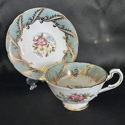 Buy Vtg PARAGON By Appointment Fine Bone China Pattern F104 Floral Teacup & Saucer • 38.55£