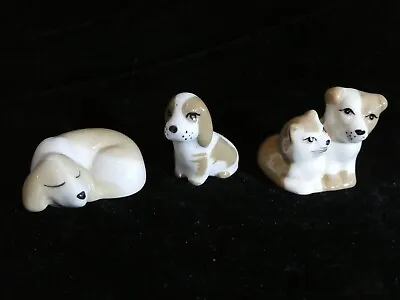 Buy Szeiler Pottery Cat And Dog , Curled Up Dog, And Tiny Spaniel • 28£