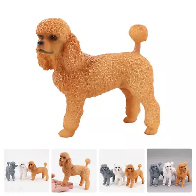 Buy  Poodle Model Plastic Child Toys For Kids Dog Ornaments Garden Statue • 12.85£