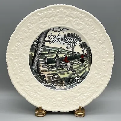 Buy Royal Cauldon FOX HUNT Polychrome TRANSFERWARE 11  Charger Plate LOST THE SCENT • 26.48£