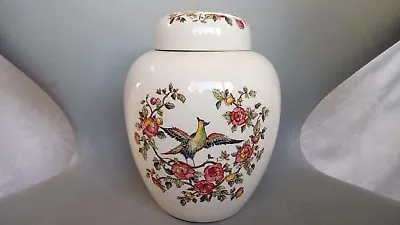 Buy Crown Devon S Fielding & Co Ltd Large Bird Of Paradise Lidded Vase/ginger Jar • 29.99£