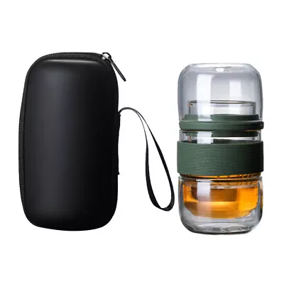 Buy Tea Filter Cup & Wine Tumbler Travel Essentials • 16.55£