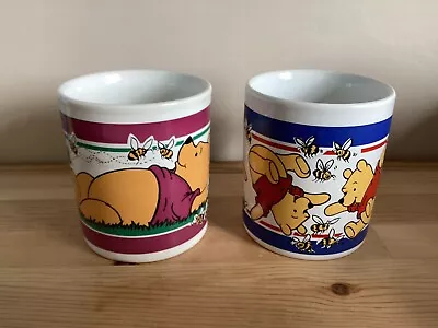 Buy Disney Winnie The Pooh Mugs Honey Vintage Mugs Kilncraft Staffordshire Tableware • 3£