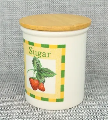 Buy Vintage CLOVERLEAF English Pottery SOMERSET - SUGAR Storage Jar With Lid 950ml • 12.99£