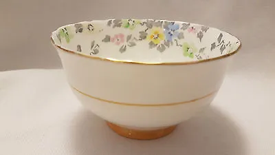 Buy Rare Crown Staffordshire Vintage Hand Painted China Sugar Bowl • 8.99£
