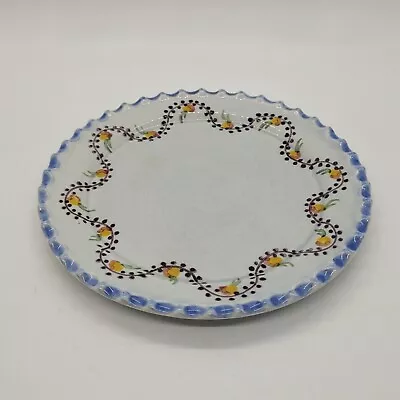 Buy Hand Painted Small Blue Grey Pottery Dish Carvalhinho? Portugal Candle Plate • 4£