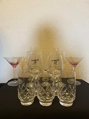 Buy Various Wine/Champagne/Cocktail Glass & Cut Glass Tumblers • 5£