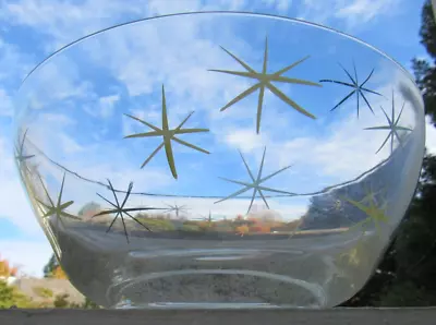 Buy Vtg Clear Glass Starburst Pattern Serving Mixing Bowl Unbranded 10.5  • 18.97£