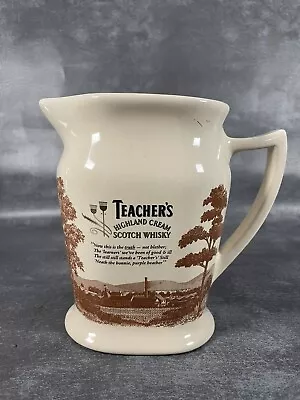 Buy Teacher's Highland Cream Scotch Whisky Water Jug . Seton Pottery. Pre Owned • 9.95£