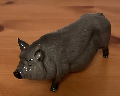 Buy Royal Doulton Ceramic Pot Bellied Pig In Grey. • 24.99£