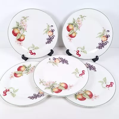 Buy St Michael Ashberry Dinner Plates 27cm Fine China Made In UK Fruit Pattern X 4 • 24£