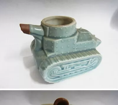 Buy Original Wartime Tank Doll Pottery Former Japanese Army WW2 Miitary IJA IJN • 142.31£