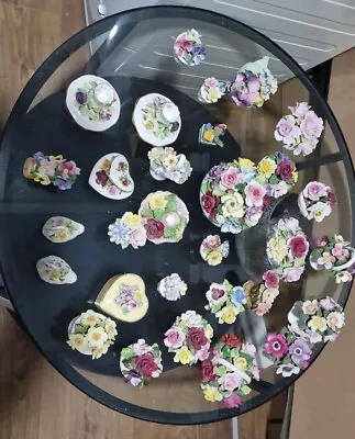 Buy 30 Mixed Royal Doulton Stratford Denton Adderley Ansley  Pottery Flowers Display • 95£