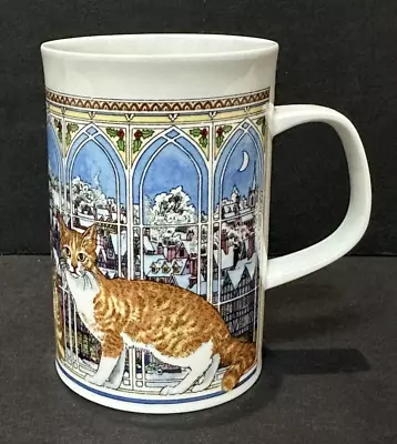 Buy Dunoon Fine Bone China Christmas Cats Mug Designed By Sue Scullard - England • 17.79£