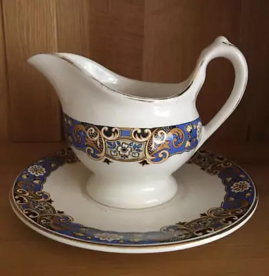 Buy Vintage Losol Ware Keeling & Co. Burslem Gravy Boat And Stand Made In England • 15.99£