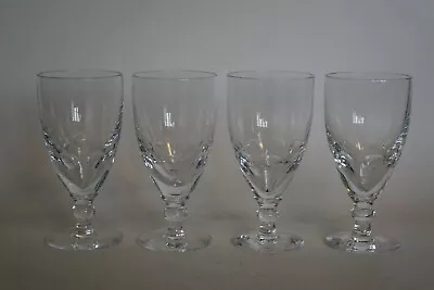 Buy Set Of 4 Royal Doulton Slice Cut - Small Wine / Sherry Glasses - Not Marked • 18.95£