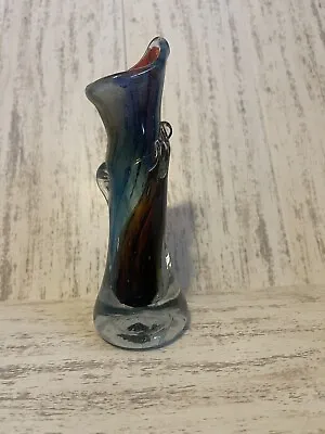 Buy Hand Blown Art Glass Vase Marked Fritz Studio • 14.18£