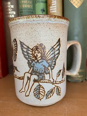 Buy Vtg Retro Dunoon Stoneware Fairy & Butterfly Mug Scottish Pottery • 12.99£