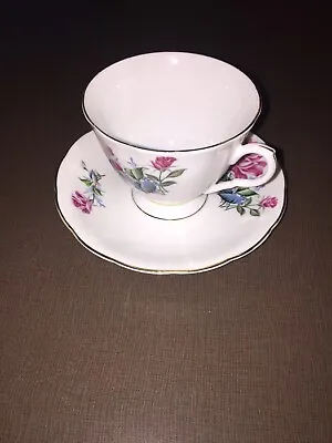 Buy Made In China Rose Pattern Cup And Saucer Set • 4.51£