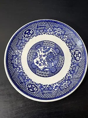 Buy Homer Laughlin Saucer Blue And White Blue Willow Pattern Vintage China • 4.83£