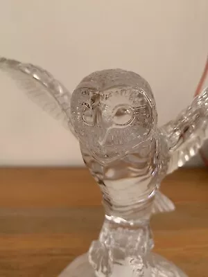 Buy Royal Crystal Rock Italian Crystal Glass Owl Ornament Figurine • 15£
