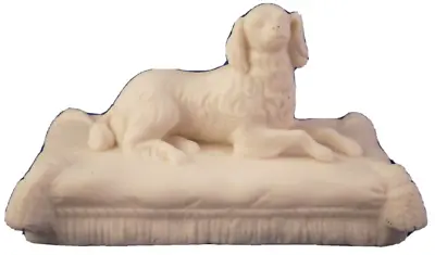 Buy Antique Minton Porcelain Parian Spaniel Dog On Pillow Figurine Figure Mintons • 319.28£