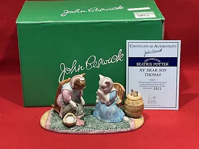 Buy Beatrix Potter Figure Beswick My Dear Son Thomas Tableau Tabitha Twitchit Cat • 80.99£