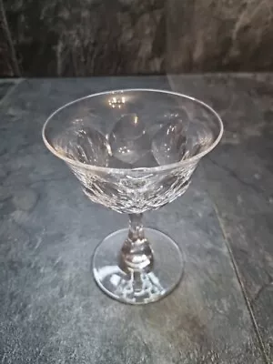 Buy Superior Harlequin Victorian Cut Glass Champagne Coupe Signed • 25£