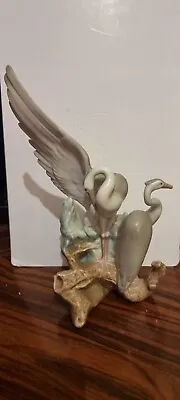 Buy Nao By Lladro Resting Herons Porcelain Figurine • 24£