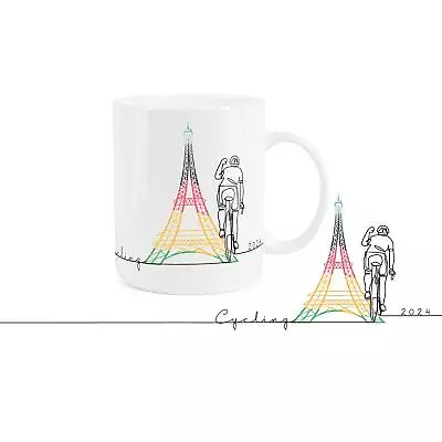 Buy Cycling Mug - Paris Sports Competition Commemorative Bone China Cup Gift • 12.99£